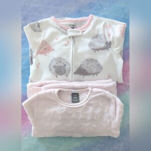2 warm toddler pajamas - size 3T